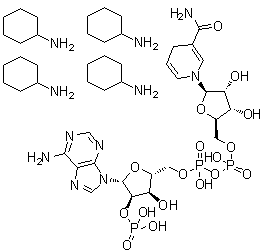 structure of CAS# 100929-71-3, Codehydrase II, reduced, compd. with cyclohexanamine (1:4)