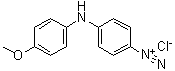 4'-Methoxydiphenylamine-4-diazonium chloride molecular structure (CAS 101-69-9)