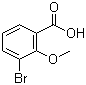 structure of CAS# 101084-39-3, 3-Bromo-2-methoxybenzoic acid