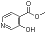 structure of CAS# 10128-72-0, Methyl 3-hydroxyisonicotinate;3-Hydroxy-4-pyridinecarboxylic acid methyl ester