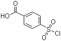 structure of CAS# 10130-89-9, 4-(Chlorosulfonyl)benzoic acid