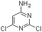 structure of CAS# 10132-07-7, 4-Amino-2,6-dichloropyrimidine;2,6-Dichloro-4-aminopyrimidine