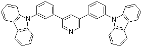 结构式 CAS# 1013405-25-8, 9,9'-(3,5-吡啶二基二-3,1-亚苯)双-9H-咔唑
