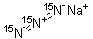 Sodium azide-<sup>15</sup>N<sub>3</sub> molecular structure (CAS 1015486-10-8)