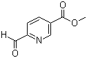 structure of CAS# 10165-86-3, 6-Formylnicotinic acid methyl ester;6-Formylpyridine-3-carboxylic acid methyl ester