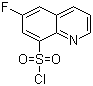 structure of CAS# 1016515-89-1, 6-Fluoro-8-quinolinesulfonyl chloride