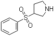 结构式 CAS# 101769-04-4, 3-苯磺酰基吡咯烷