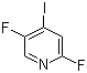2,5-二氟-4-碘吡啶分子结构 (CAS 1017793-20-2)