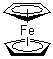 Ferrocene molecular structure (CAS 102-54-5)