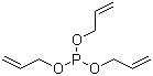 structure of CAS# 102-84-1, Triallyl phosphite;Phosphorous acid triallyl ester; Allyl phosphite; Phosphorous acid tri-2-propenyl ester