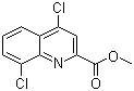 结构式 CAS# 1020101-15-8, 4,8-二氯喹啉-2-甲酸甲酯