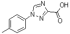structure of CAS# 1020253-51-3, 1-(4-Methylphenyl)-1H-1,2,4-triazole-3-carboxylic acid
