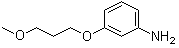 structure of CAS# 1023277-27-1, 3-(3-Methoxypropoxy)benzenamine