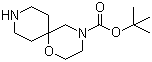 结构式 CAS# 1023595-11-0, 1-氧杂-4,9-二氮杂螺[5.5]十一烷-4-甲酸叔丁酯