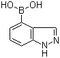 structure of CAS# 1023595-17-6, 1H-Indazole-4-boronic acid;Indazole-4-boronic acid