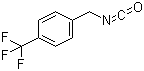 structure of CAS# 102422-55-9, 4-(Trifluoromethyl)benzyl isocyanate;1-(Isocyanatomethyl)-4-(trifluoromethyl)benzene