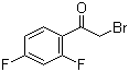 2-溴-2',4'-二氟苯乙酮分子结构 (CAS 102429-07-2)