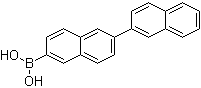 结构式 CAS# 1025456-44-3, B-[2,2'-联萘]-6-基硼酸