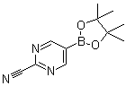 结构式 CAS# 1025708-31-9, 2-氰基嘧啶-5-硼酸频哪醇酯