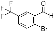 2-溴-5-三氟甲基苯甲醛分子结构 (CAS 102684-91-3)