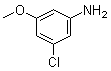 结构式 CAS# 10272-06-7, 3-氯-5-甲氧基苯胺