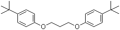 structure of CAS# 102756-13-8, 1,3-Bis(4-tert-butylphenoxy)propane;1,3-Bis(p-tert-butylphenoxy)propane