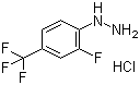 结构式 CAS# 1030313-53-1, 2-氟-4-(三氟甲基)苯肼盐酸盐