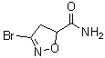 structure of CAS# 1030613-69-4, 3-Bromo-4,5-dihydro-5-isoxazolecarboxamide