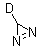 3H-双吖丙啶-3-氘分子结构 (CAS 10310-87-9)
