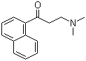 structure of CAS# 10320-49-7, 3-(Dimethylamino)-1-(naphthalen-1-yl)propan-1-one;(2-alpha-Naphthoylethyl)dimethylamine; 2-(Dimethylamino)ethyl 1-naphthyl ketone