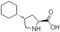 structure of CAS# 103201-78-1, trans-4-Cyclohexyl-L-proline
