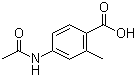 structure of CAS# 103204-69-9, 4-Acetamido-2-methylbenzoic acid