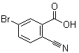 structure of CAS# 1032231-28-9, 5-Bromo-2-cyanobenzoic acid;4-Bromo-2-carboxybenzonitrile