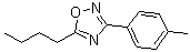 结构式 CAS# 1033201-93-2, 5-丁基-3-(4-甲基苯基)-1,2,4-恶二唑