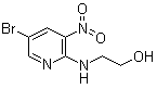 结构式 CAS# 1033202-32-2, 2-[(5-溴-3-硝基-2-吡啶基)氨基]乙醇
