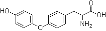 structure of CAS# 1034-10-2, DL-Thyronine;O-(4-Hydroxyphenyl)-DL-tyrosine