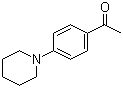structure of CAS# 10342-85-5, 4'-Piperidinoacetophenone;1-[4-(Piperidin-1-yl)phenyl]ethan-1-one