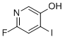 6-氟-4-碘吡啶-3-醇分子结构 (CAS 1034467-29-2)