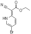 structure of CAS# 103590-10-9, (5-Bromo-2(1H)-pyridinylidene)cyanoacetic acid ethyl ester
