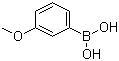 结构式 CAS# 10365-98-7, 3-甲氧基苯硼酸; 3-甲氧基苯基硼酸
