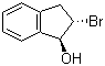 结构式 CAS# 10368-44-2, 反式-2-溴茚满醇