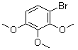 structure of CAS# 10385-36-1, 2,3,4-Trimethoxybromobenzene;2,3,4-Trimethoxy-1-bromobenzene; 2,3,4-Trimethoxyphenyl bromide; NSC 84516