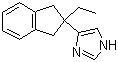 structure of CAS# 104054-27-5, Atipamezole;4-(2-Ethyl-2-indanyl)imidazole; 4-(2-Ethyl-2,3-dihydro-1H-inden-2-yl)-1H-imidazole