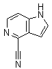 structure of CAS# 1040682-68-5, 1H-Pyrrolo[3,2-c]pyridine-4-carbonitrile