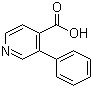 结构式 CAS# 104096-15-3, 3-苯基异烟酸