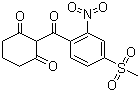 structure of CAS# 104206-82-8, Mesotrione;2-(4-Mesyl-2-nitrobenzoyl)-1,3-cyclohexanedione