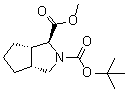 structure of CAS# 1042330-85-7, (1S,3aR,6aS)-Hexahydrocyclopenta[c]pyrrole-1,2(1H)-dicarboxylic acid 2-(1,1-dimethylethyl) 1-methyl ester