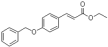 结构式 CAS# 104315-07-3, (E)-3-[4-(苄氧基)苯基]-2-丙烯酸乙酯