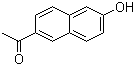 结构式 CAS# 10441-41-5, 6-乙酰基-2-萘酚