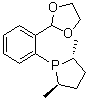 结构式 CAS# 1044256-04-3, 2-[2-((2R,5R)-2,5-二甲基磷杂环戊烷-1-基)苯基]-1,3-二氧杂环戊烷